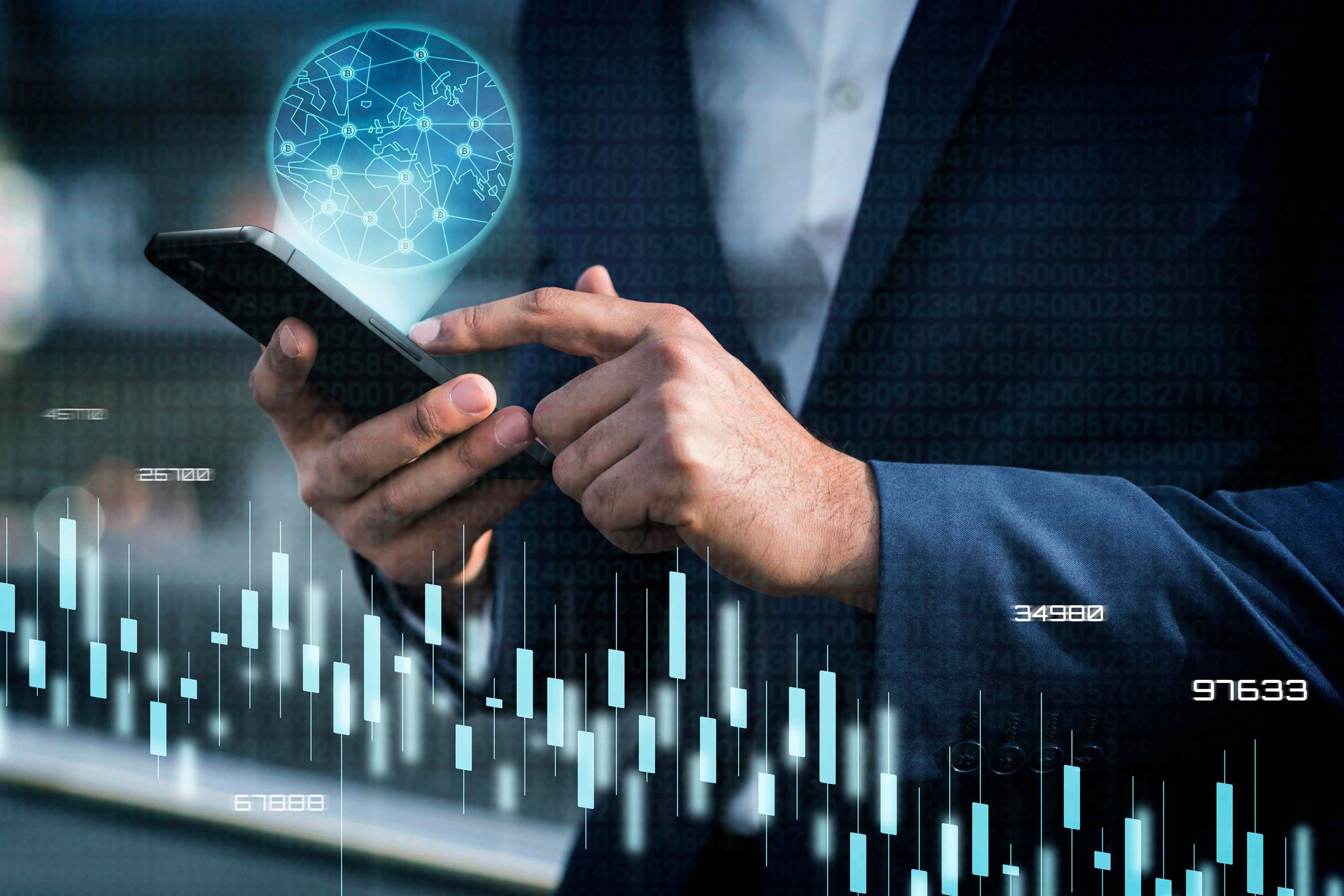 Digital commercial workflow scene supporting the Sales Digitalization section